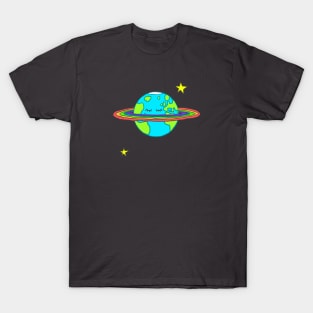 Earth rainbow - peace T-Shirt